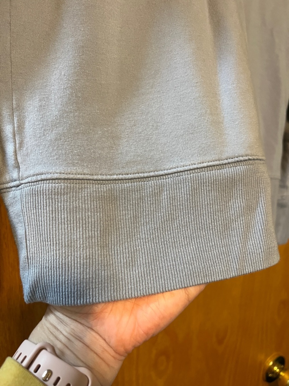 Athleta Light Periwinkle Henley Top - Picture 10 of 11
